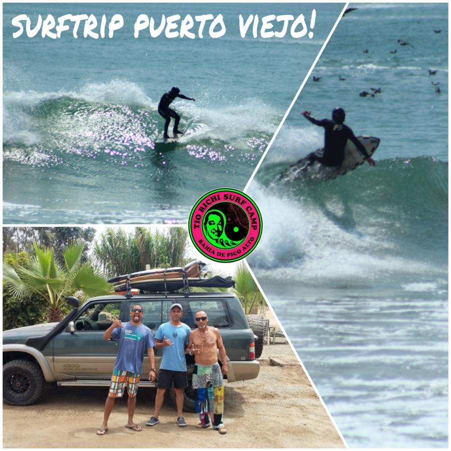 Tio Richi Surfcamp Hostel ปุนตาเอร์โมซา ภายนอก รูปภาพ